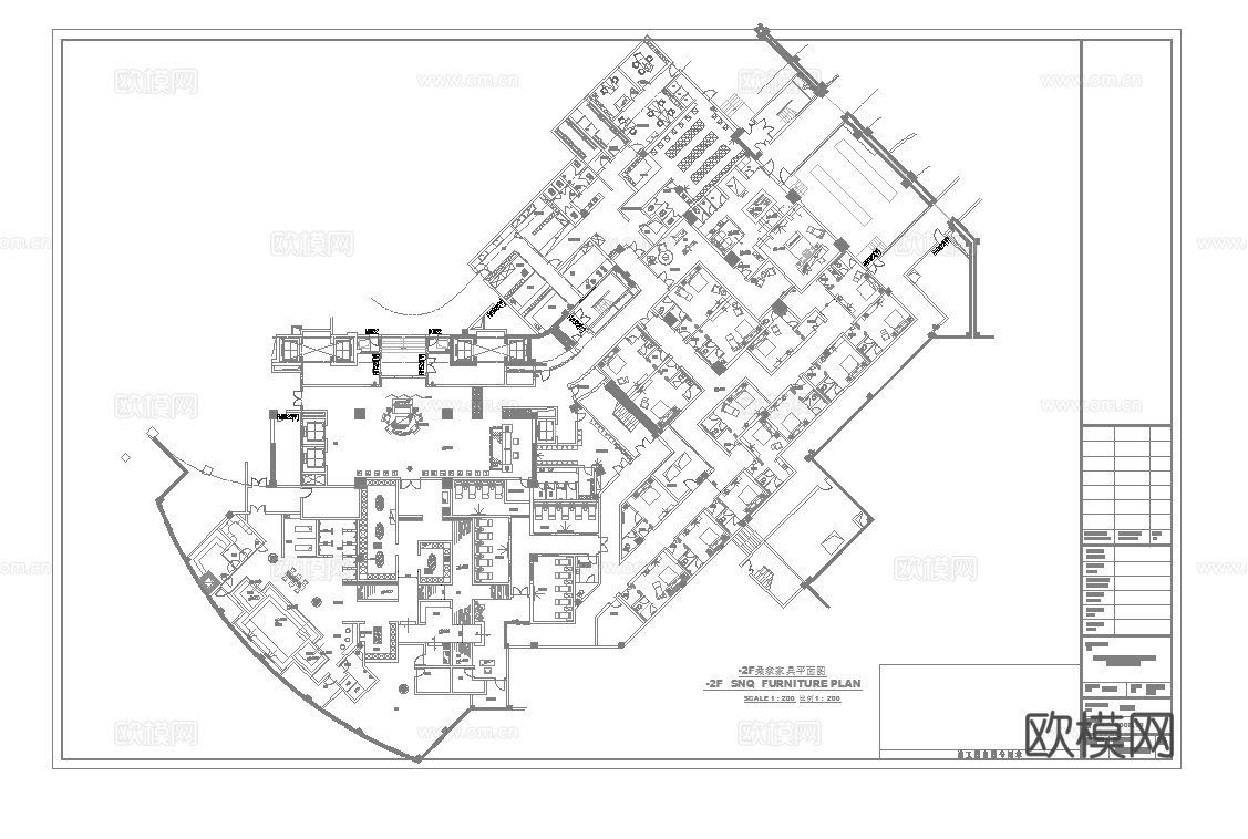 最新完整版spa足浴店施工图合集cad施工图