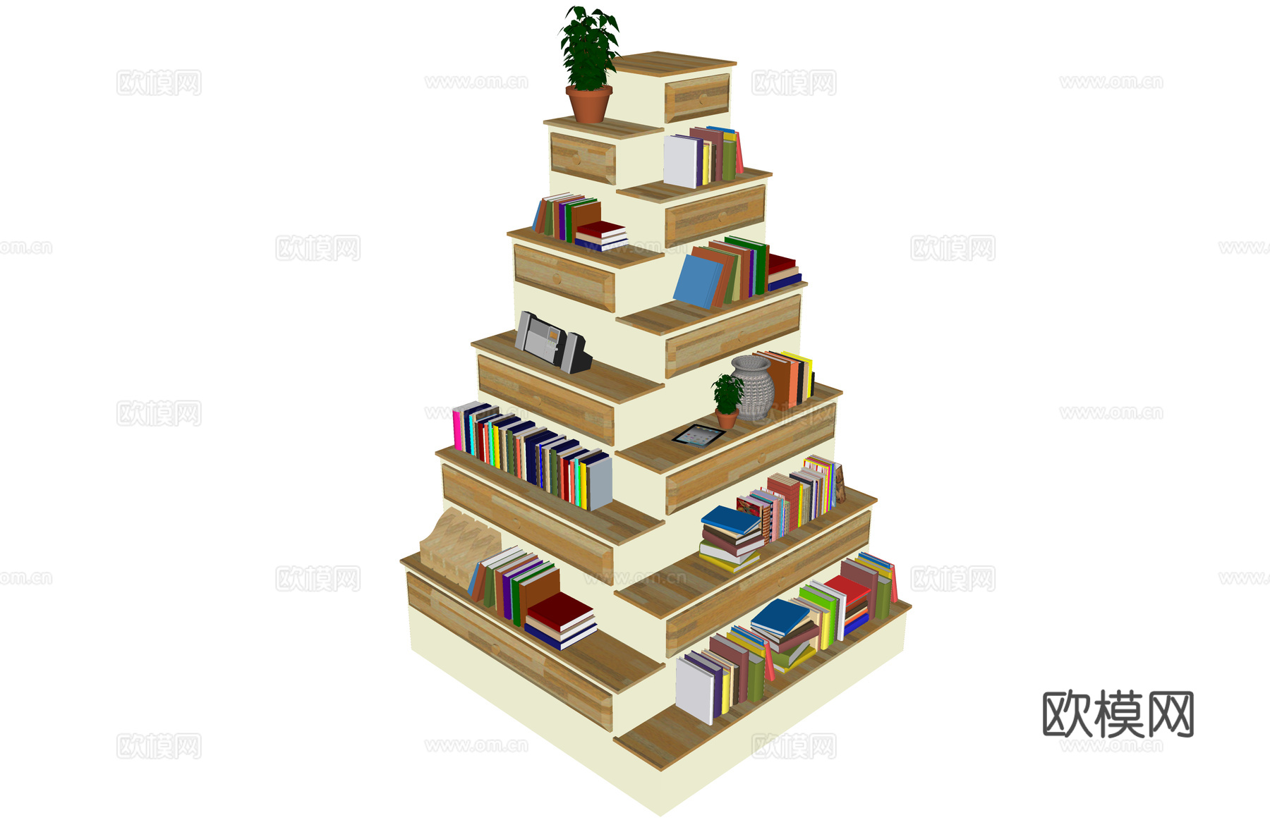 走廊 办事大厅 停车场 政府机构 休息站su模型