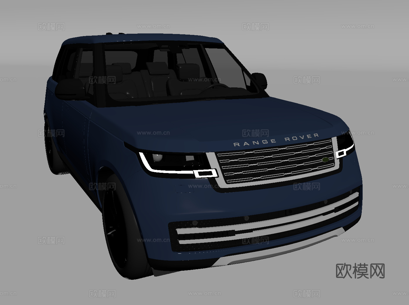 现代越野车 SUV 路虎su模型