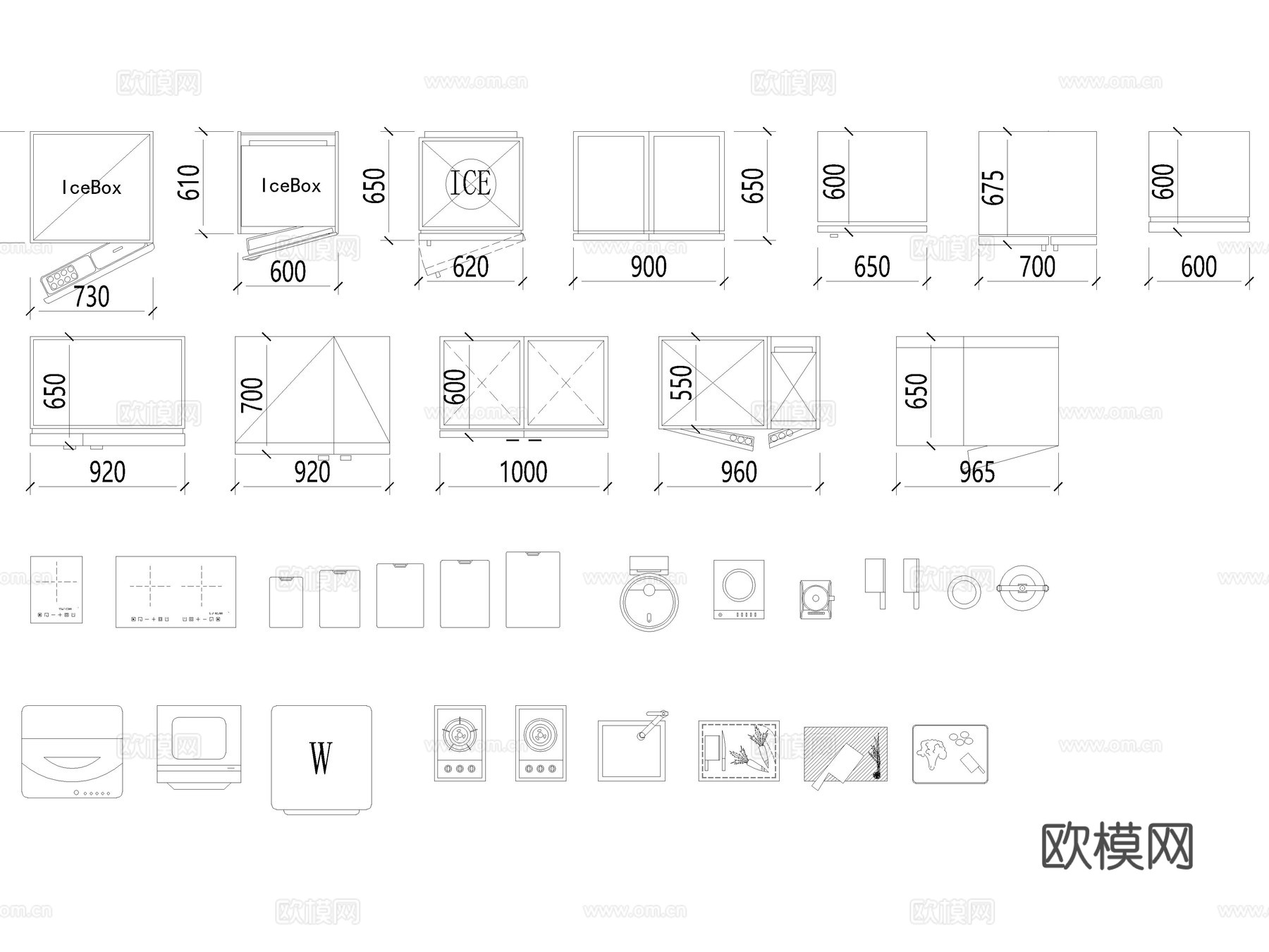 2026年最新厨房卫浴卫生间洁具设施CAD图块图库cad施工图