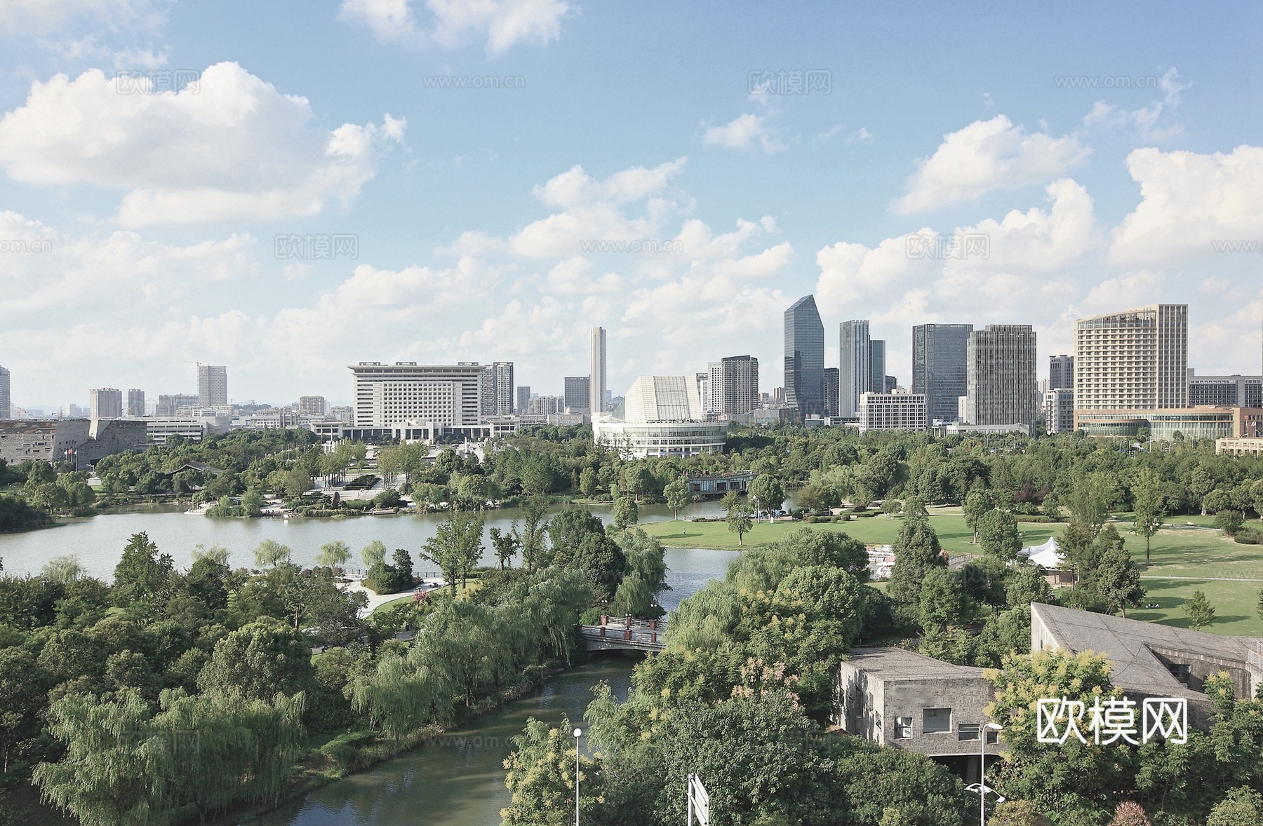 现代城市外景白天城市外景都市外景