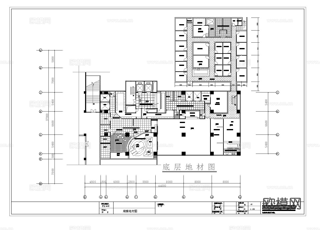最新完整版spa足浴店施工图合集cad施工图
