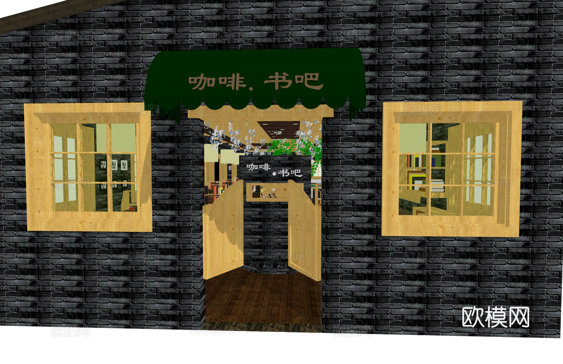 公共空间 走廊 政府机构 停车场 办事处su模型