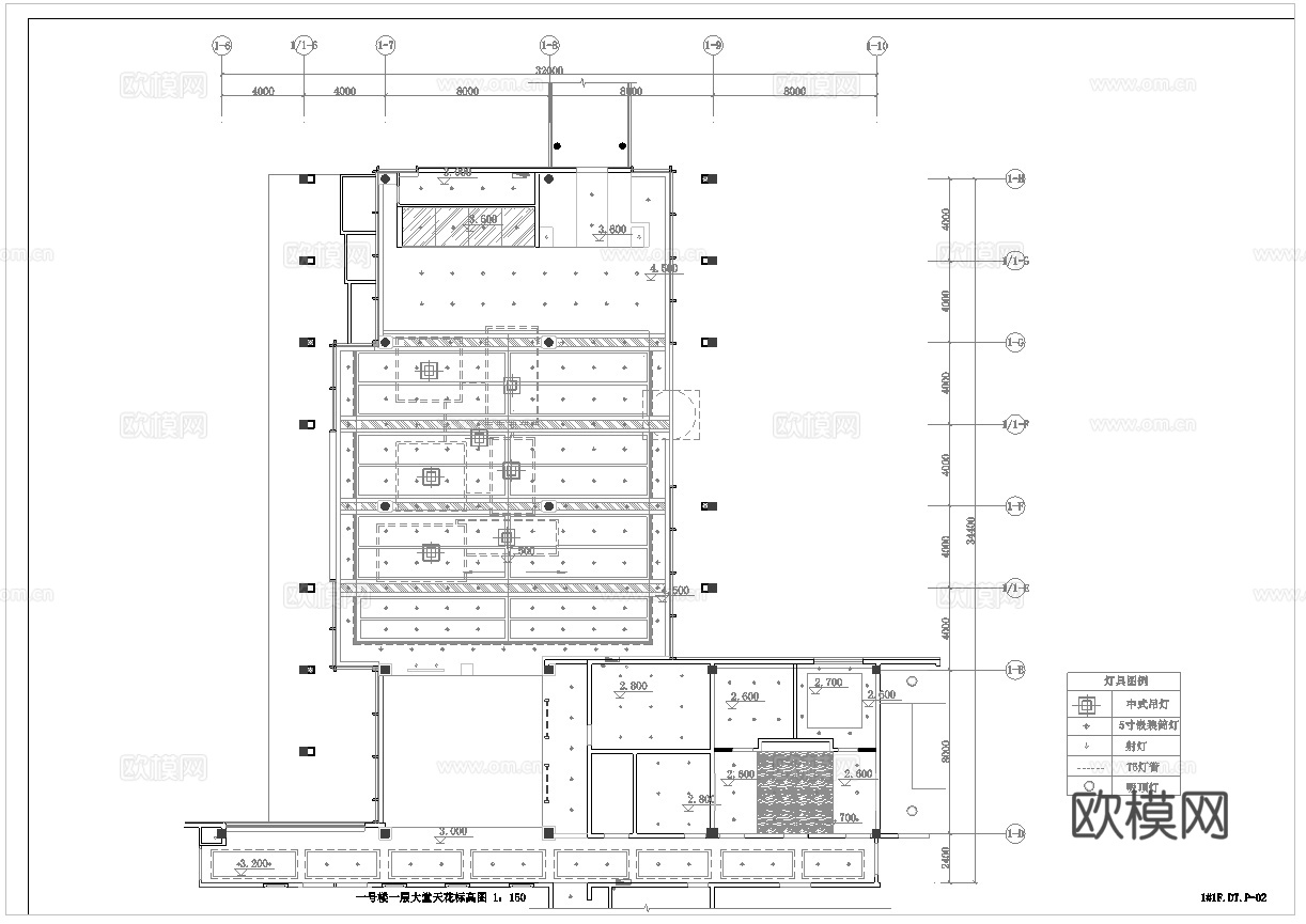 最新全套 大酒店 施工图合集cad施工图