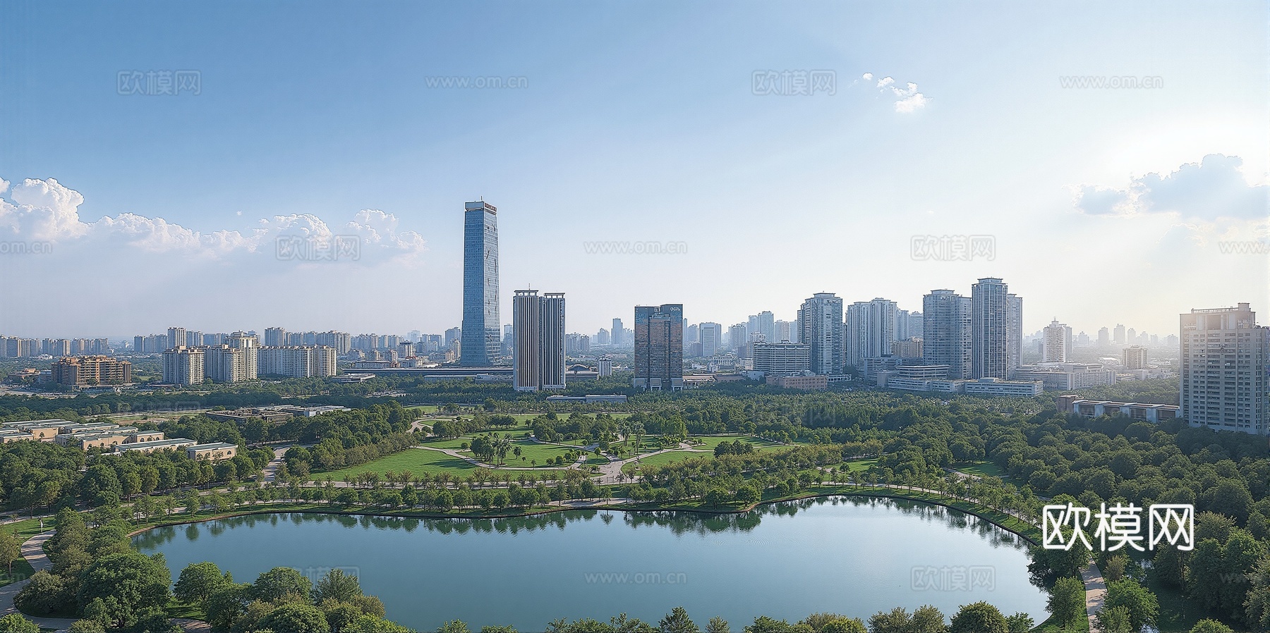 外景城市天空贴图