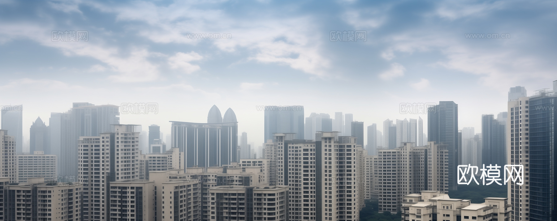 现代城市外景白天城市外景都市外景