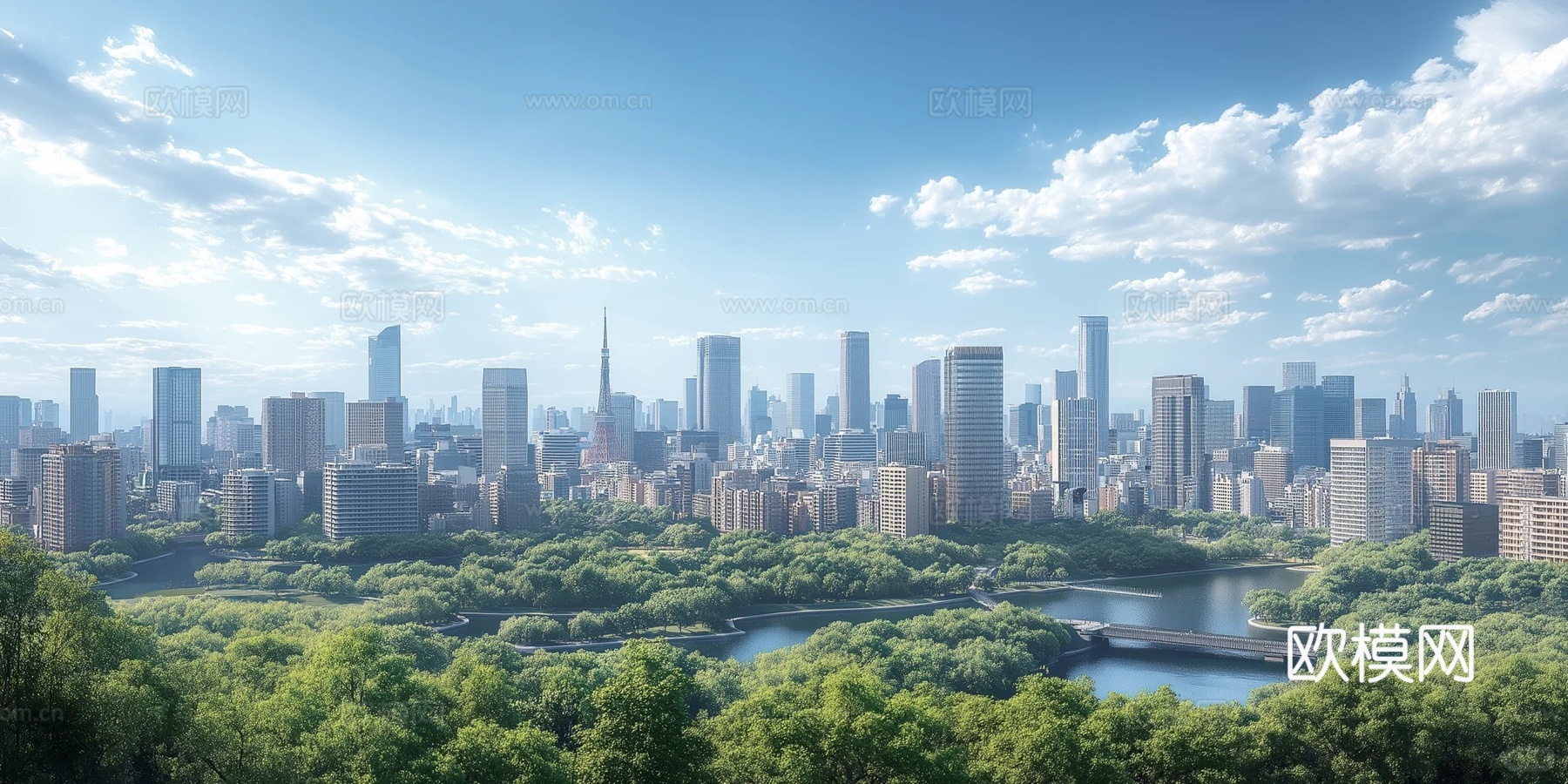 现代城市外景白天城市外景都市外景