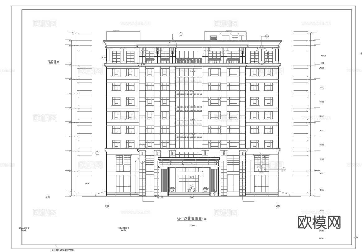最新全套 大酒店 餐厅 施工图合集cad施工图