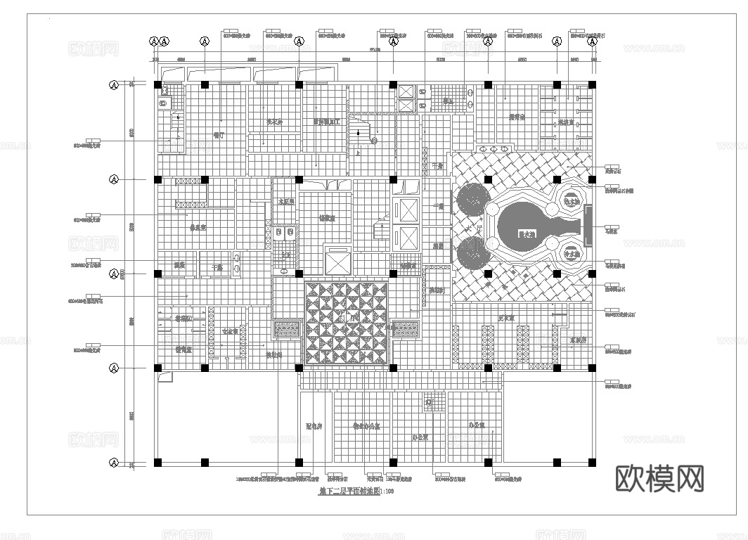 最新完整版spa足浴店施工图合集cad施工图