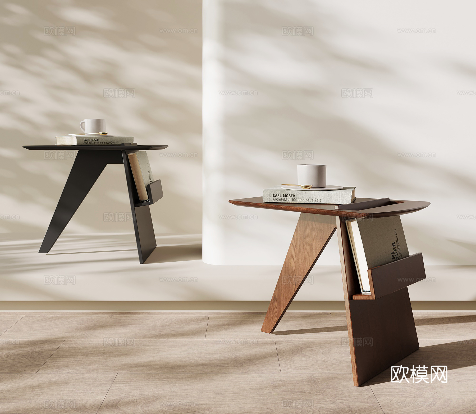 法式中古边几 现代边几su模型