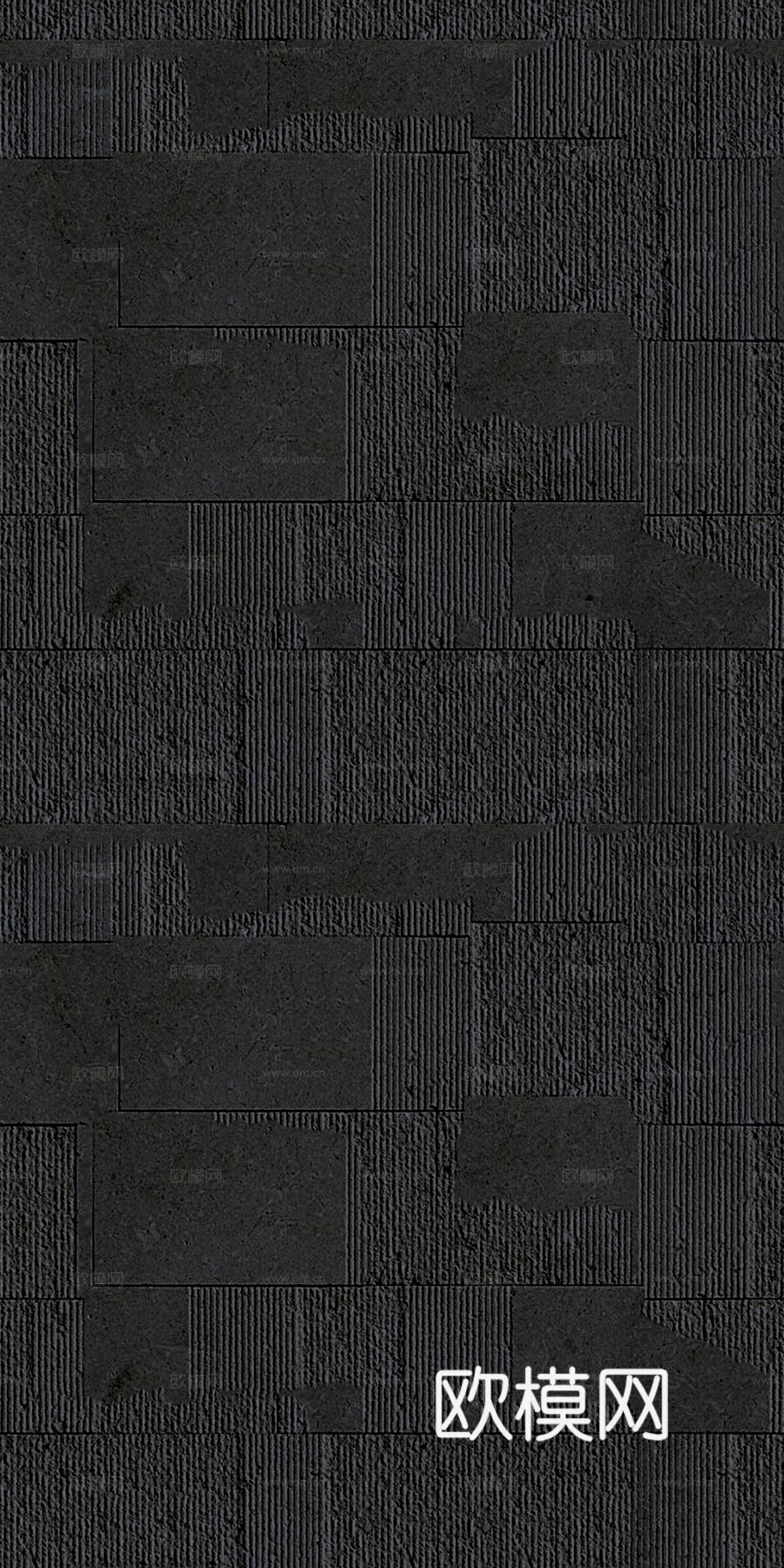 现代意式无缝深色肌理石材黑色文化石