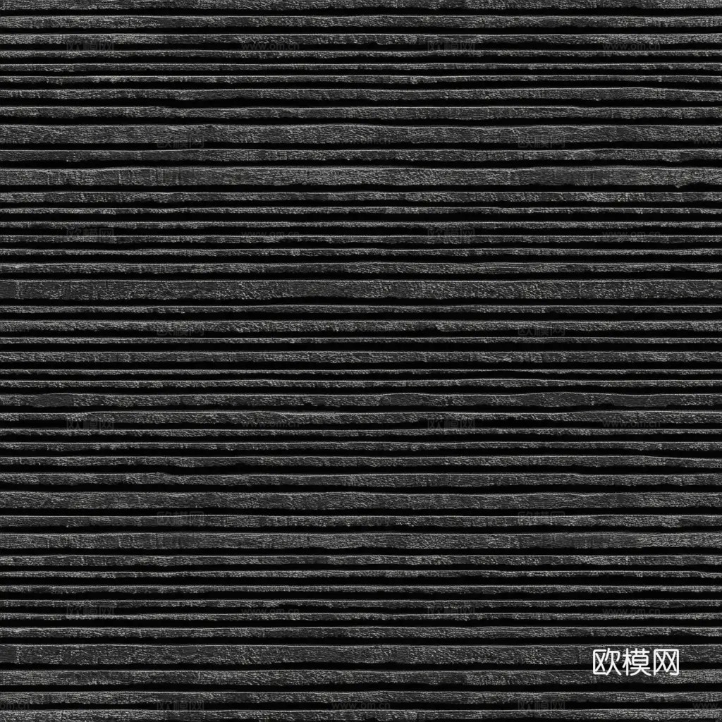 现代简约无缝深灰色流水石 阡陌石 黑色文化石