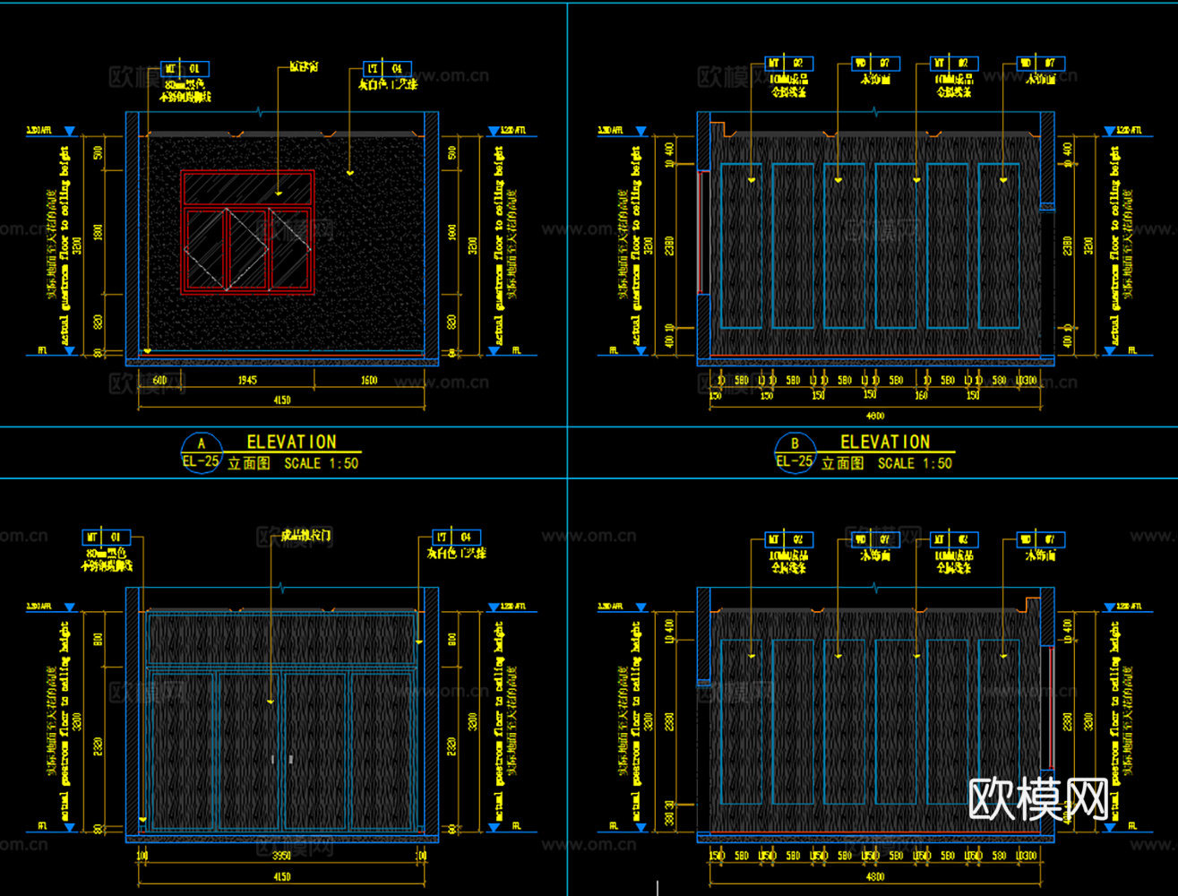 17套火锅店CAD施工图cad施工图