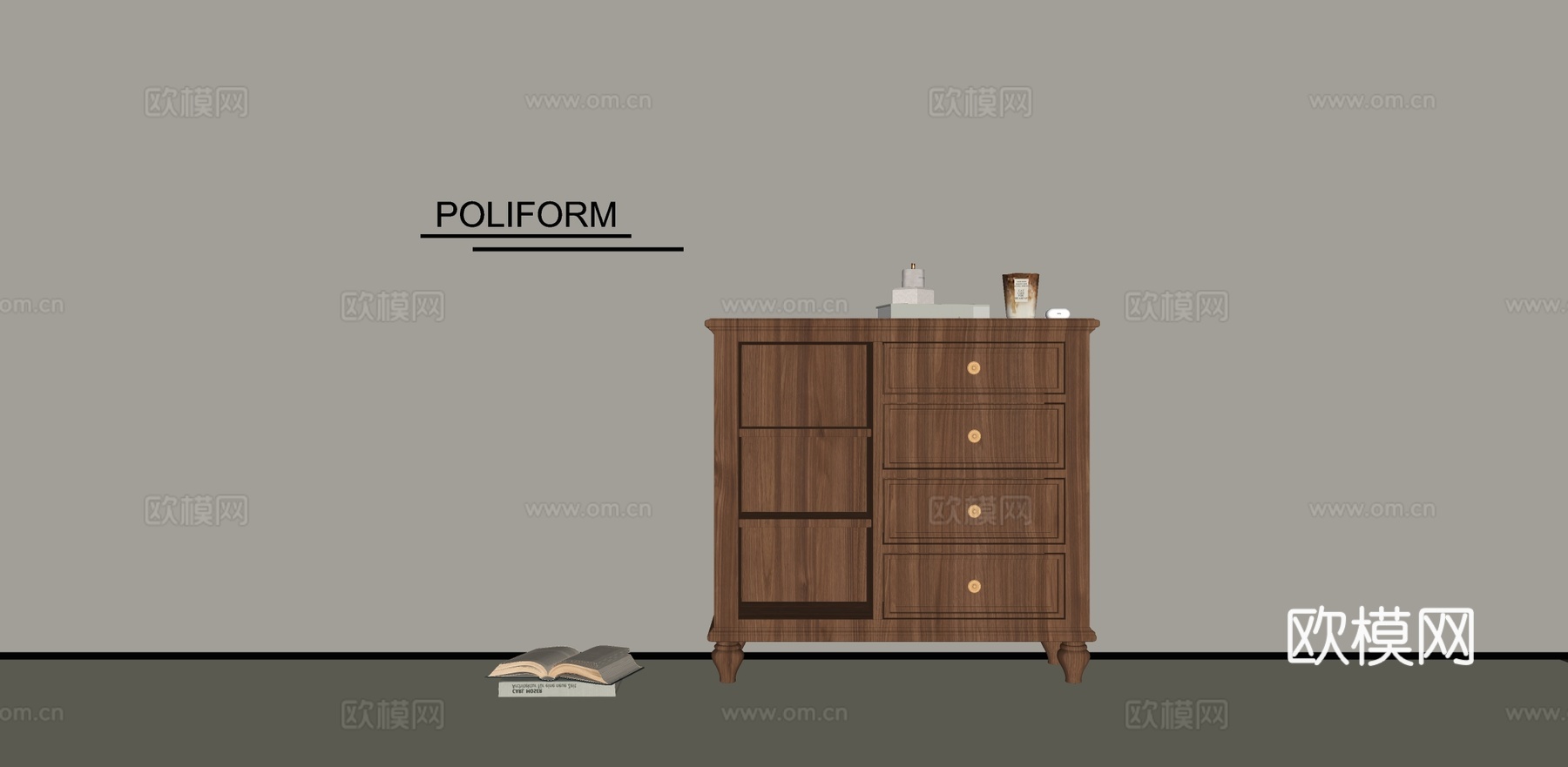 矮柜斗柜装饰柜鞋柜边柜边几su模型