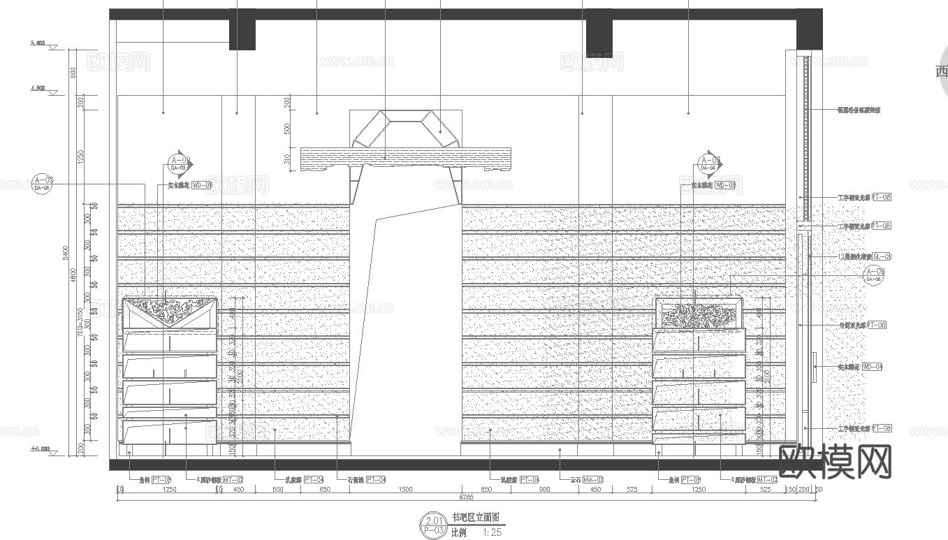 最新完整版茶楼会所施工图合集cad施工图