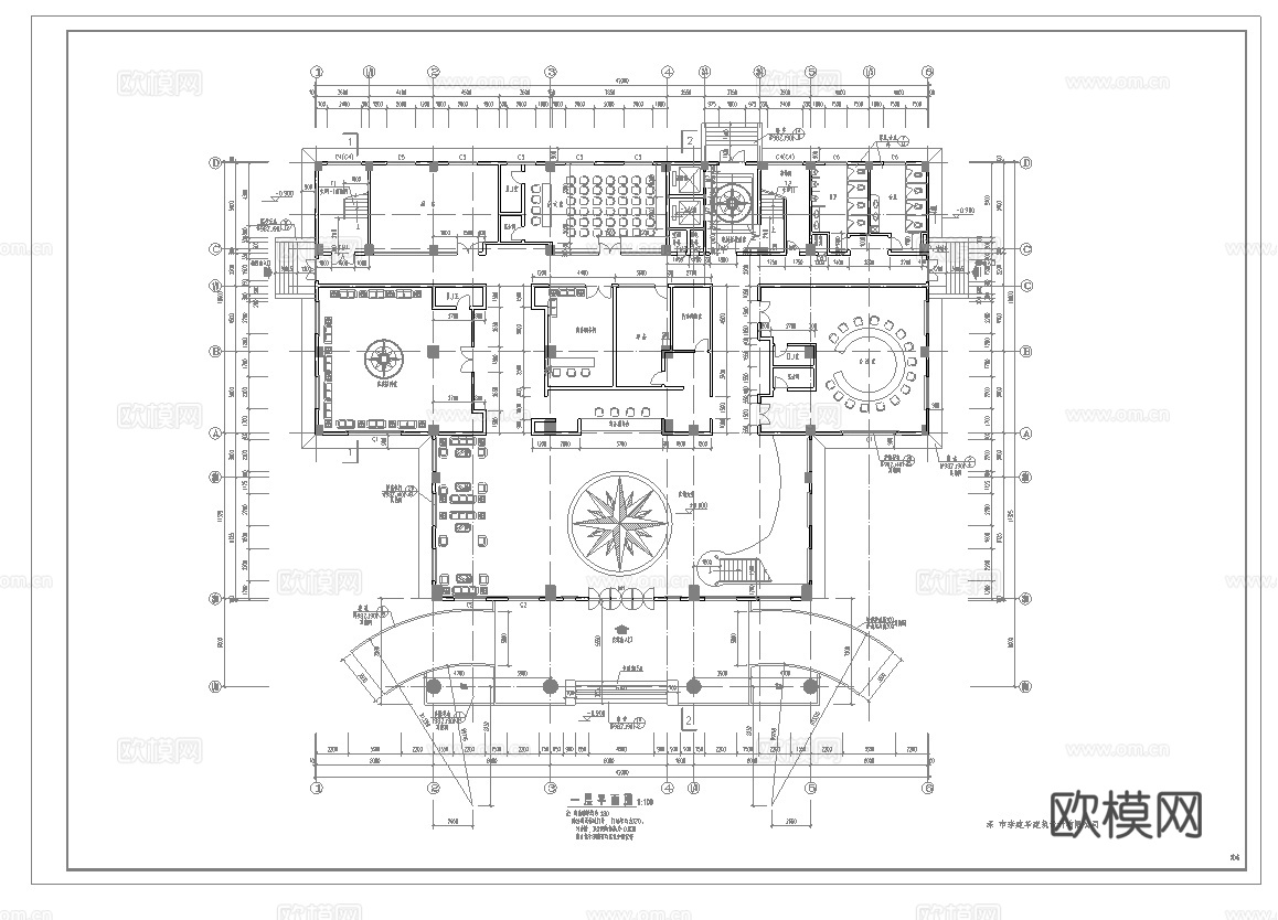 最新全套 大酒店 餐厅 施工图合集cad施工图