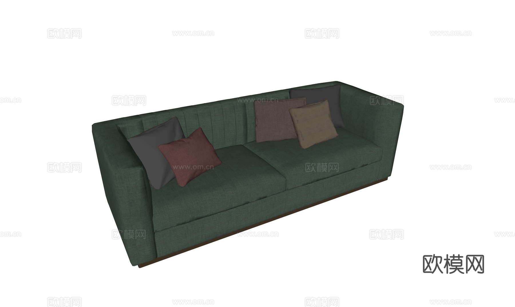 现代休闲沙发su模型