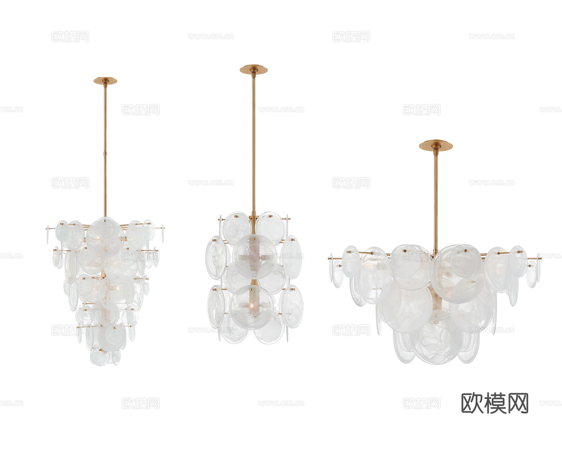 水晶吊灯 客厅吊灯 卧室吊灯 餐厅吊灯su模型