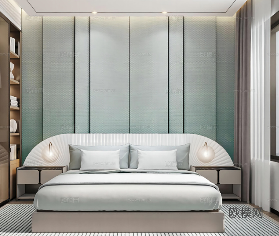 卧室背景墙 床头背景墙 墙面节点 墙面平面立面图cad施工图