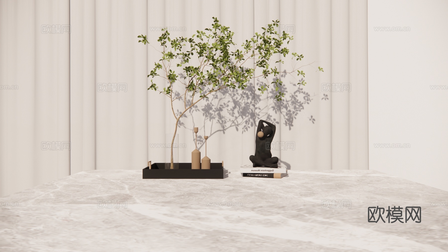 造景 植物 室外造景 灌木 室内造景 花镜 景观 组团 乔木su模型