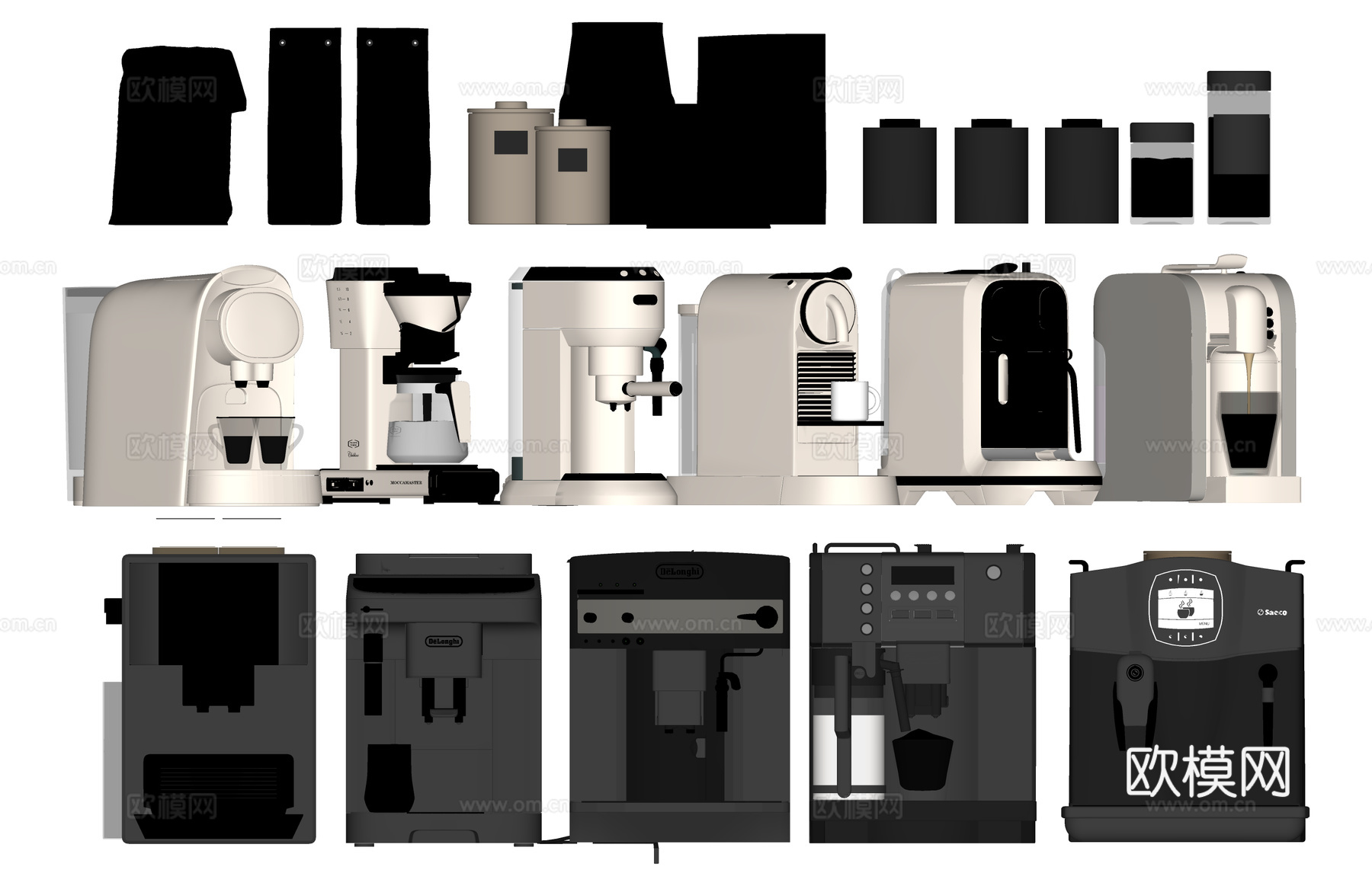 家具 电器 灯 燃气灶 冰箱 油烟机 微波炉 电视 电脑su模型