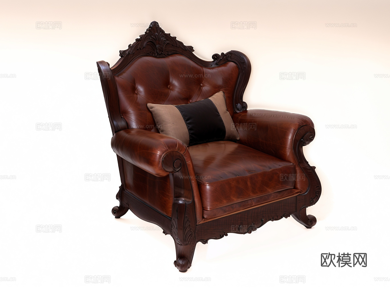单人沙发su模型