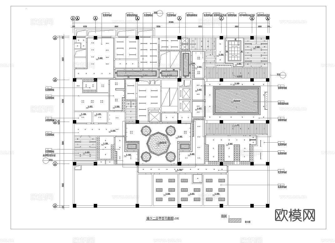 最新完整版spa足浴店施工图合集cad施工图