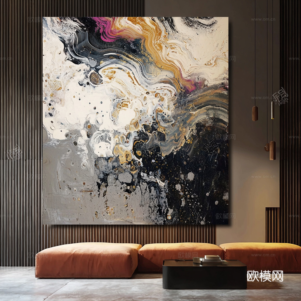 现代意式挂画 客厅挂画 玄关挂画  房间挂画