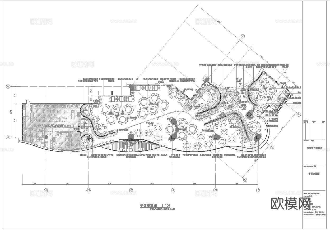 最新全套 快餐厅 中餐厅 施工图合集cad施工图