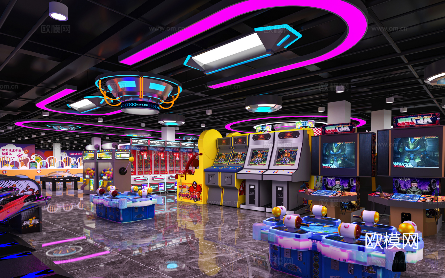 电玩城3d模型下载（渲染图5）