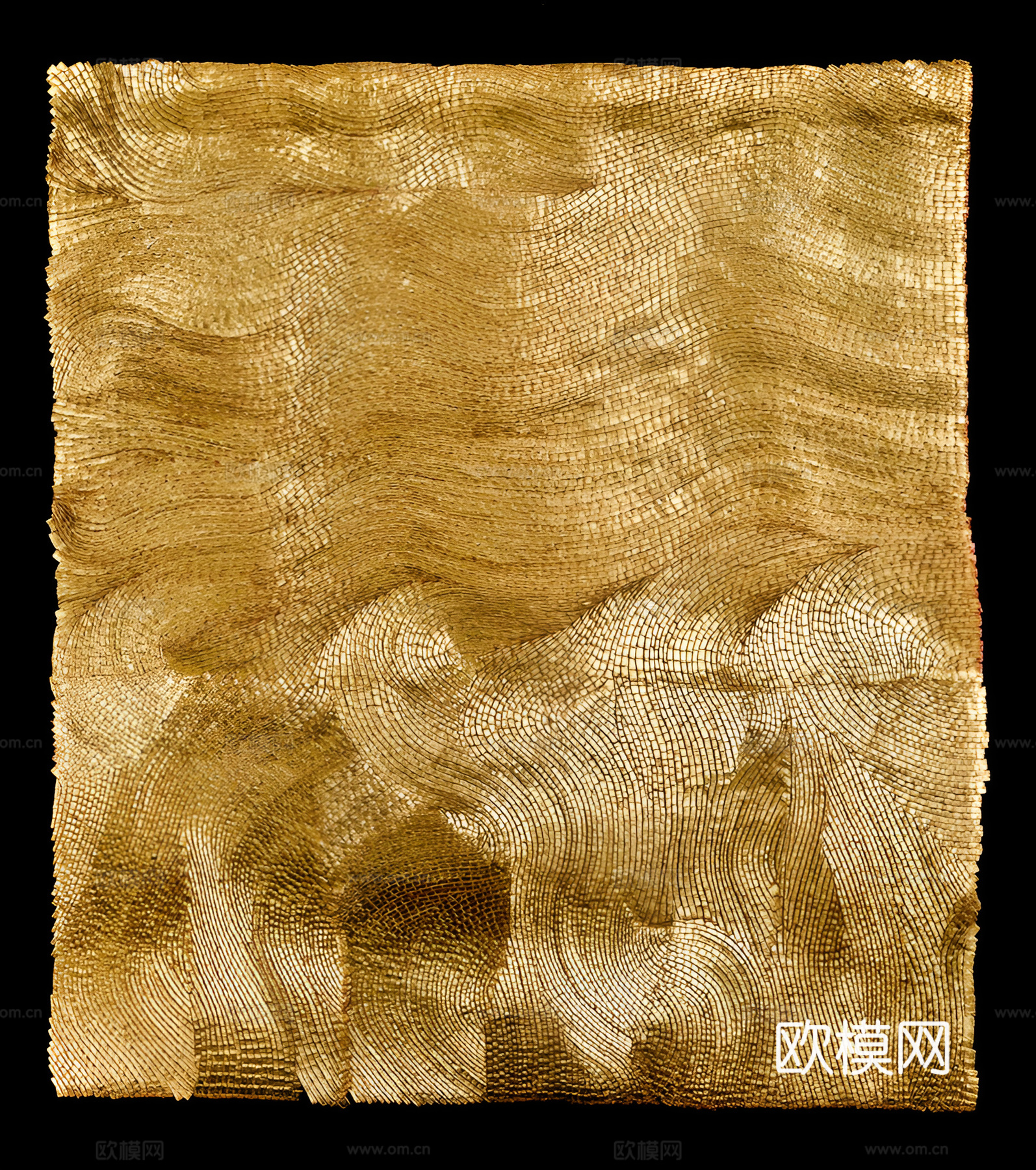 轻奢意式挂画 抽象挂画 艺术挂画 肌理画 金色艺术画