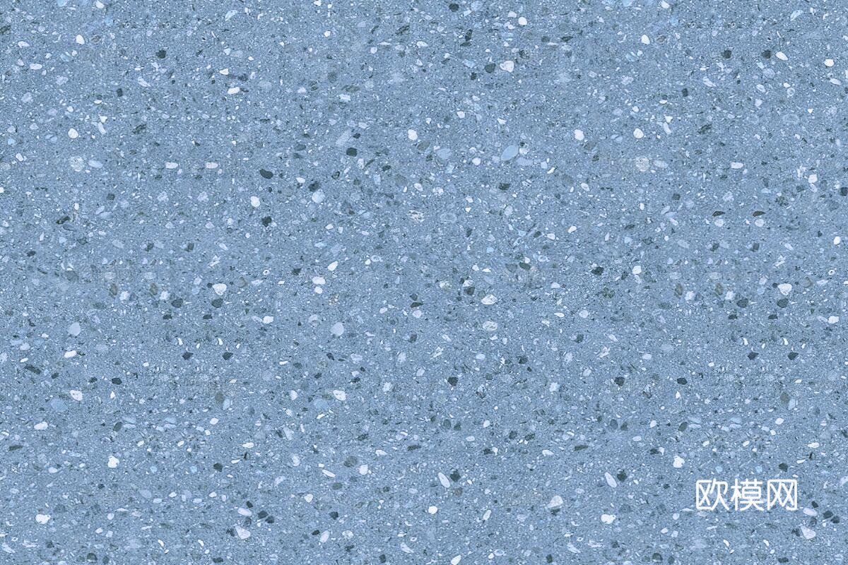 无缝蓝色水磨石地面