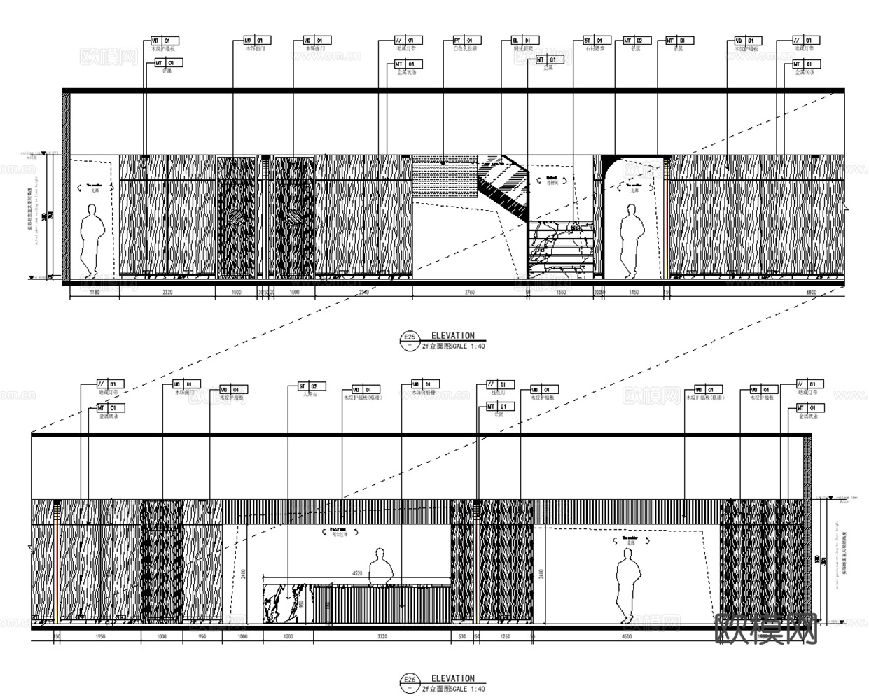 10套足浴会馆按摩店CAD图纸+效果图最新整理cad施工图