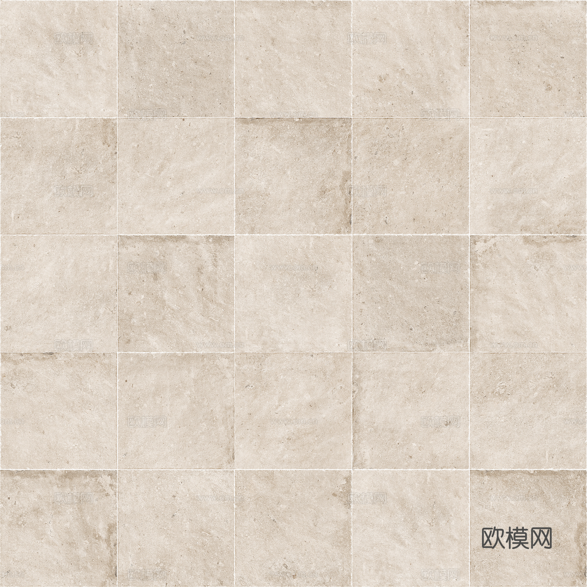 现代意式无缝莱姆石 小花砖 仿古砖贴图