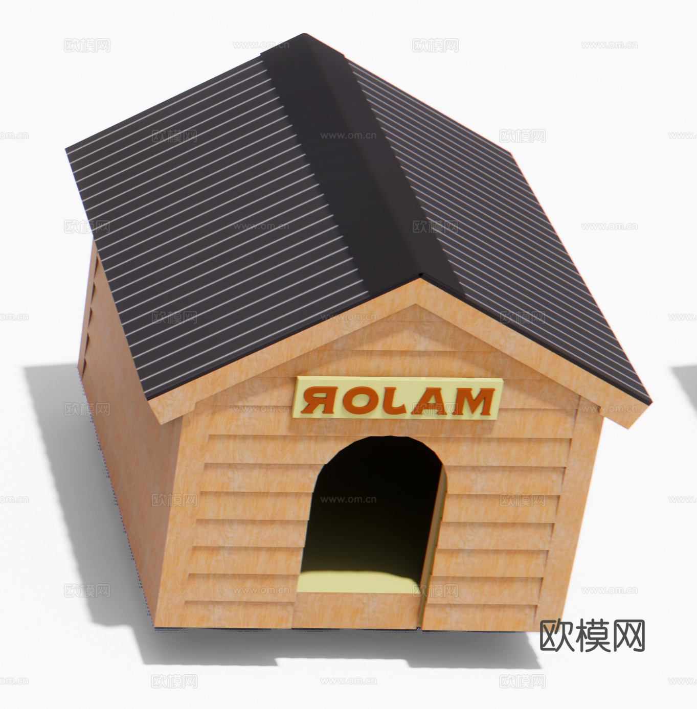 现代狗窝 小木屋 宠物屋 狗舍 犬舍 树屋 猫舍猫窝 动物窝su模型