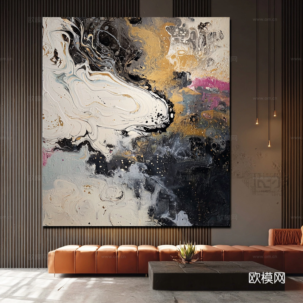 现代意式挂画 客厅挂画 玄关挂画  房间挂画