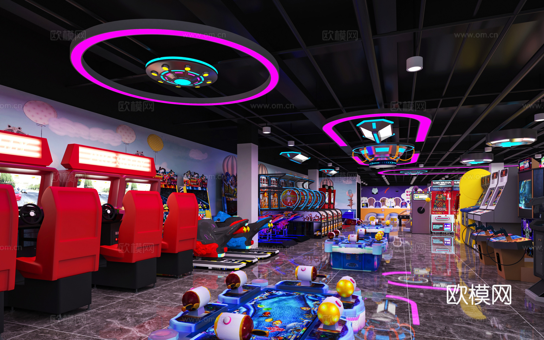 电玩城3d模型下载（渲染图6）