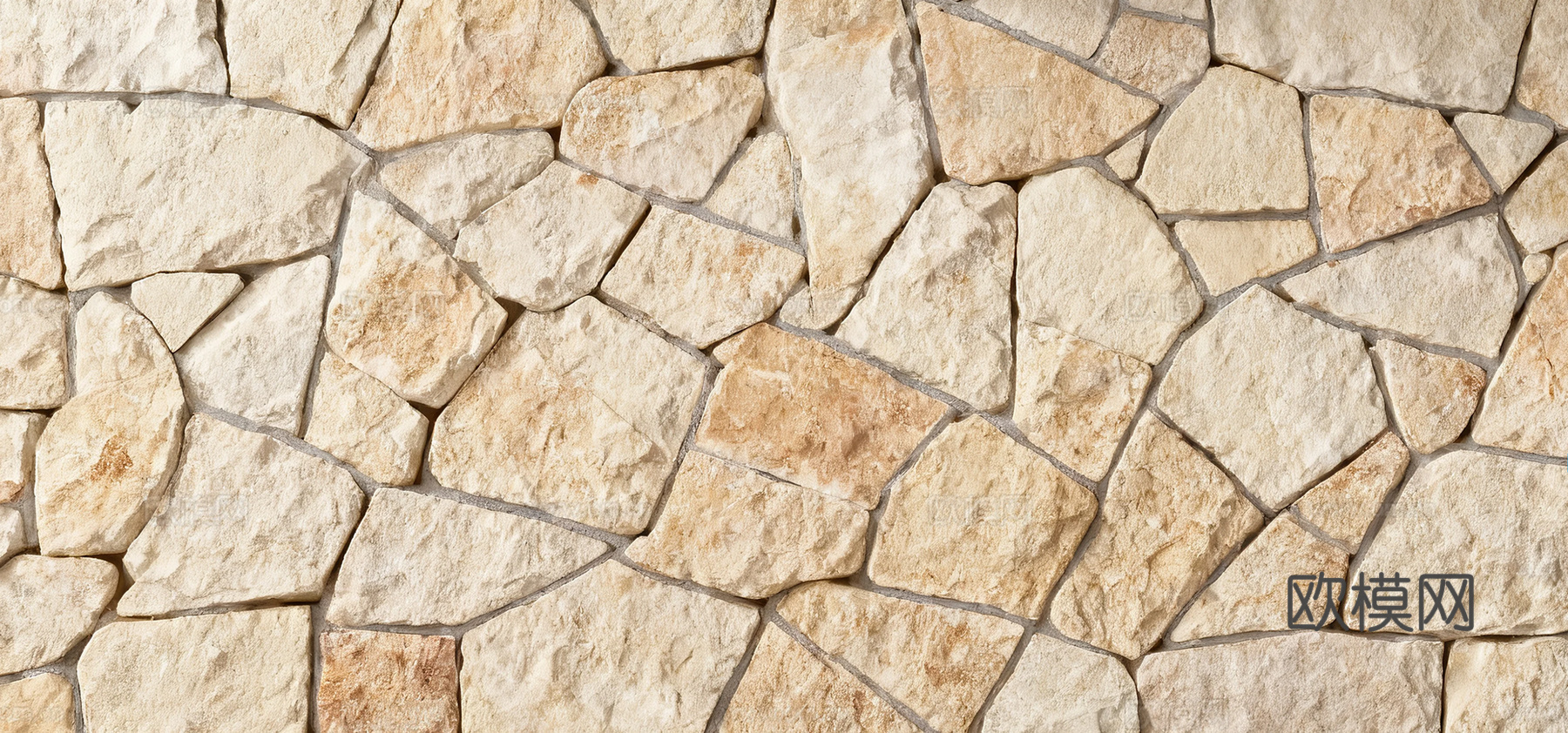 复古侘寂石墙 文化墙砖贴图