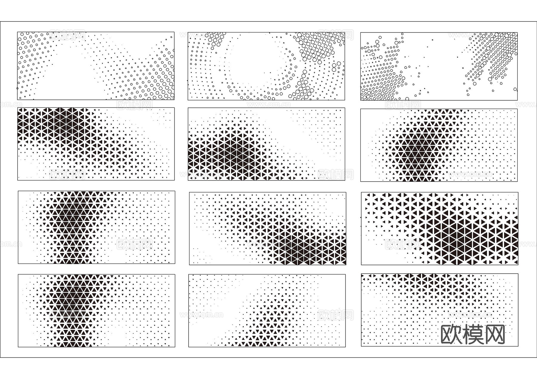穿孔板冲孔板CAD图库cad施工图