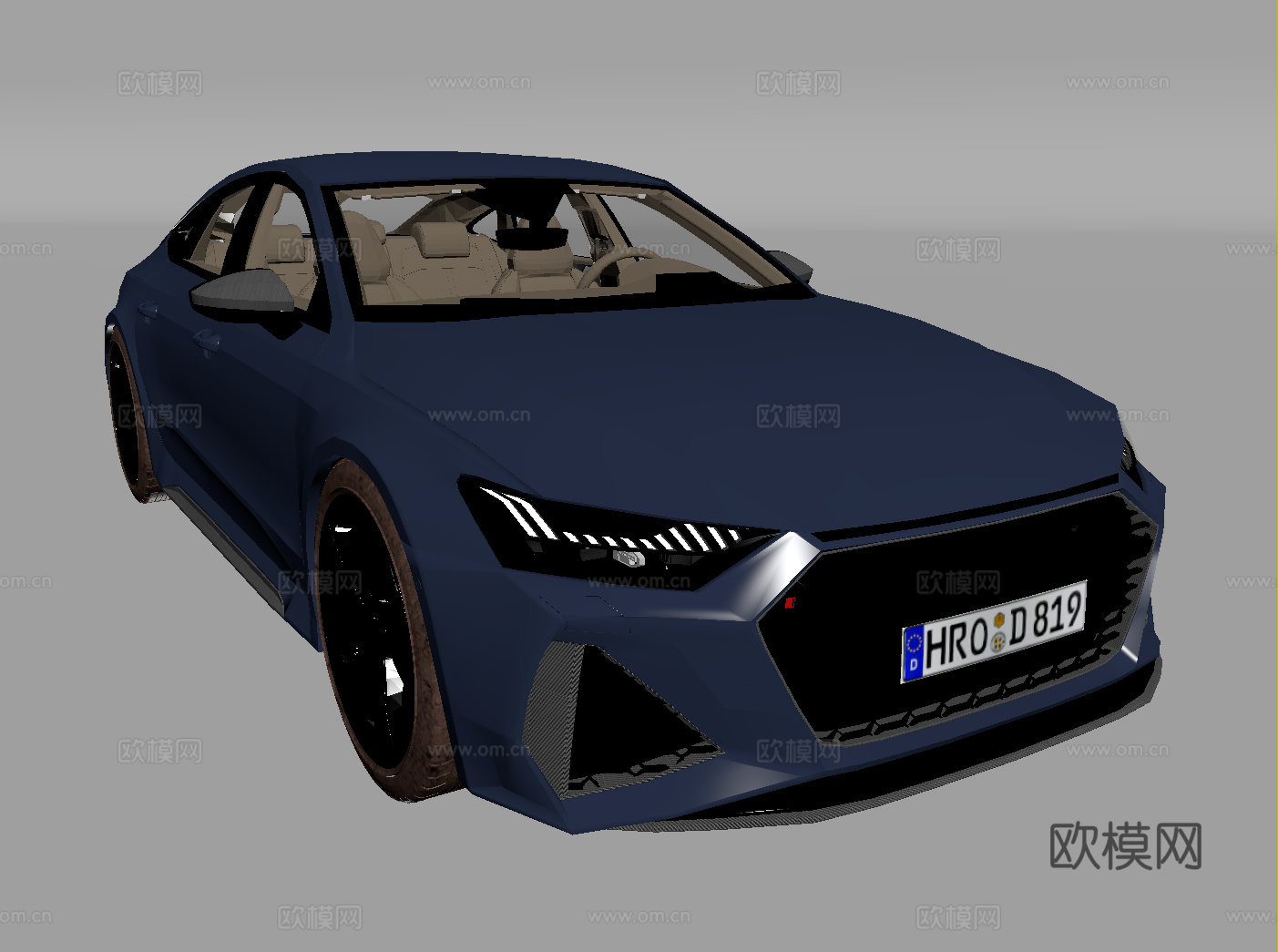 现代汽车 轿车su模型