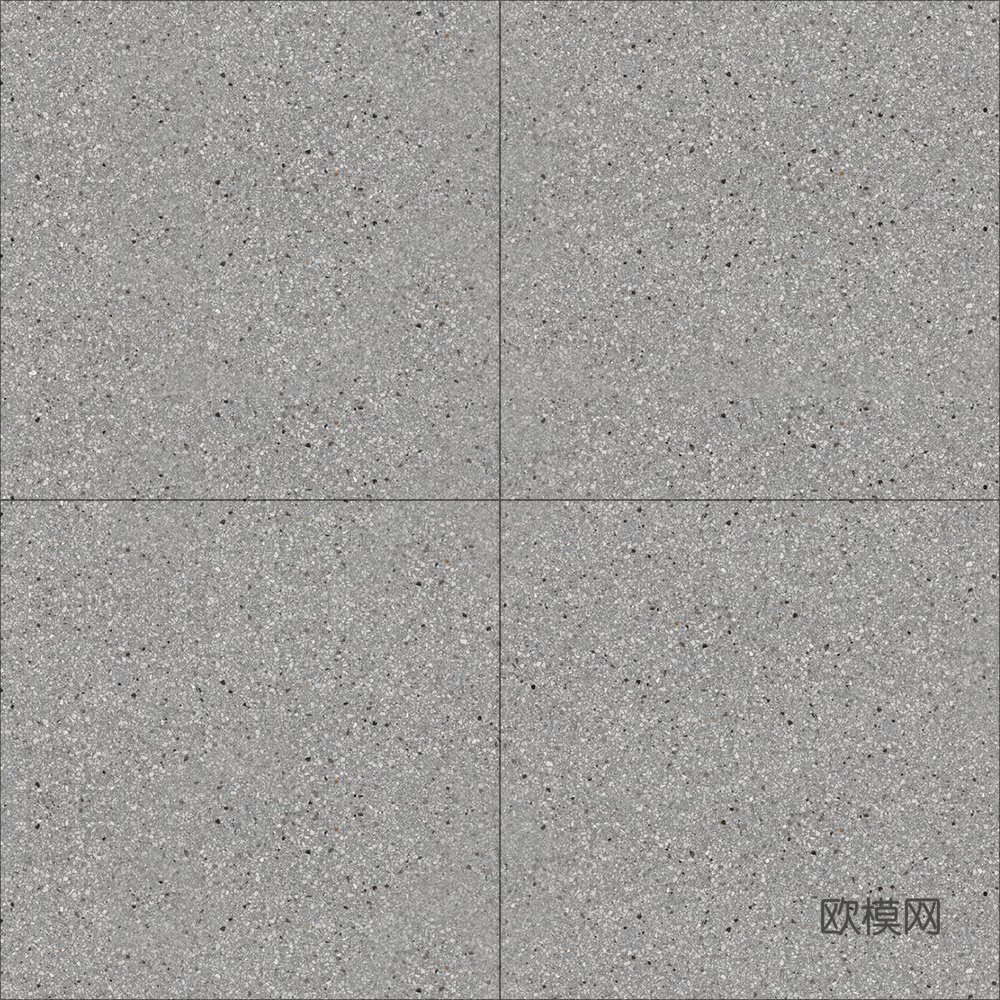 无缝灰色水磨石地砖