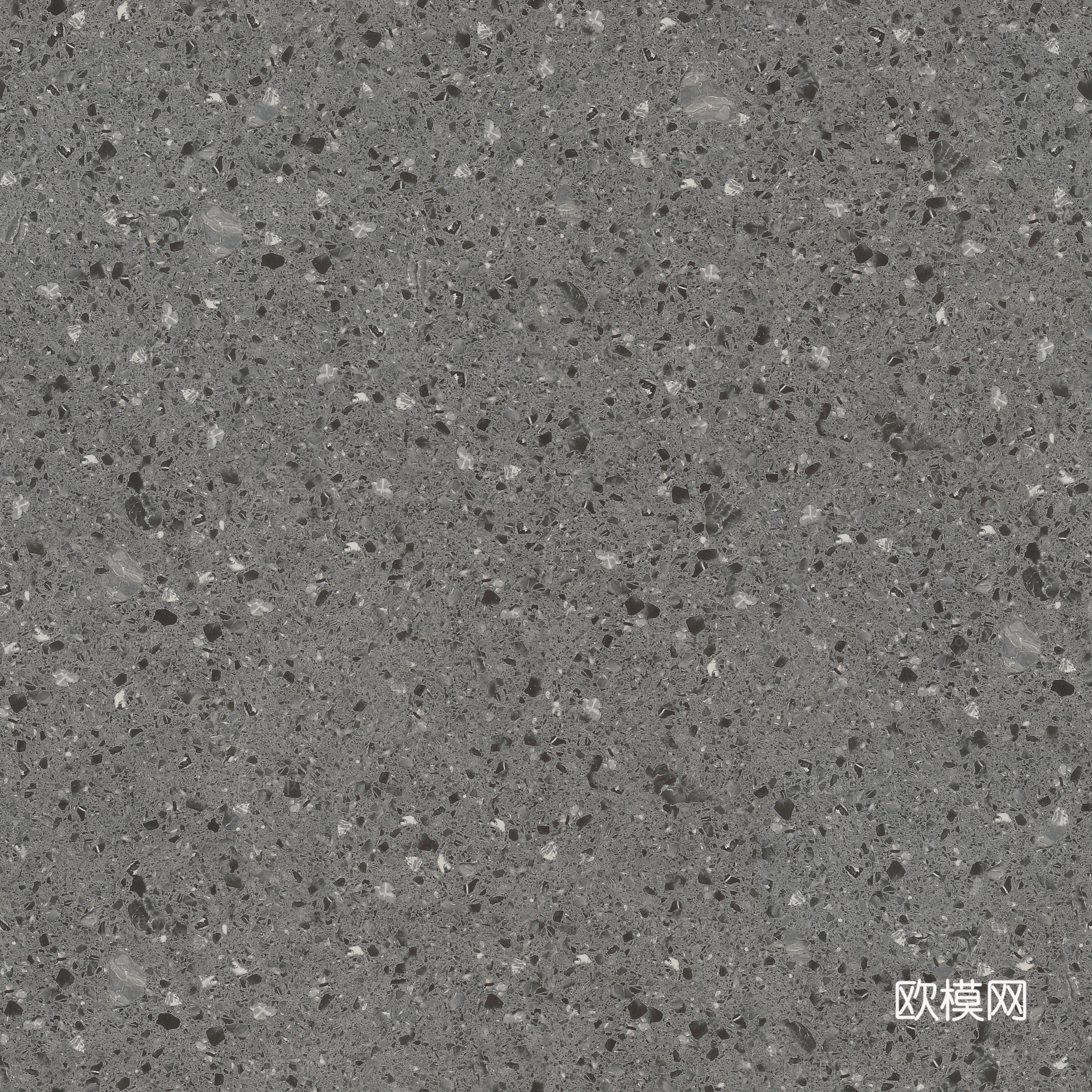 无缝深灰色水磨石