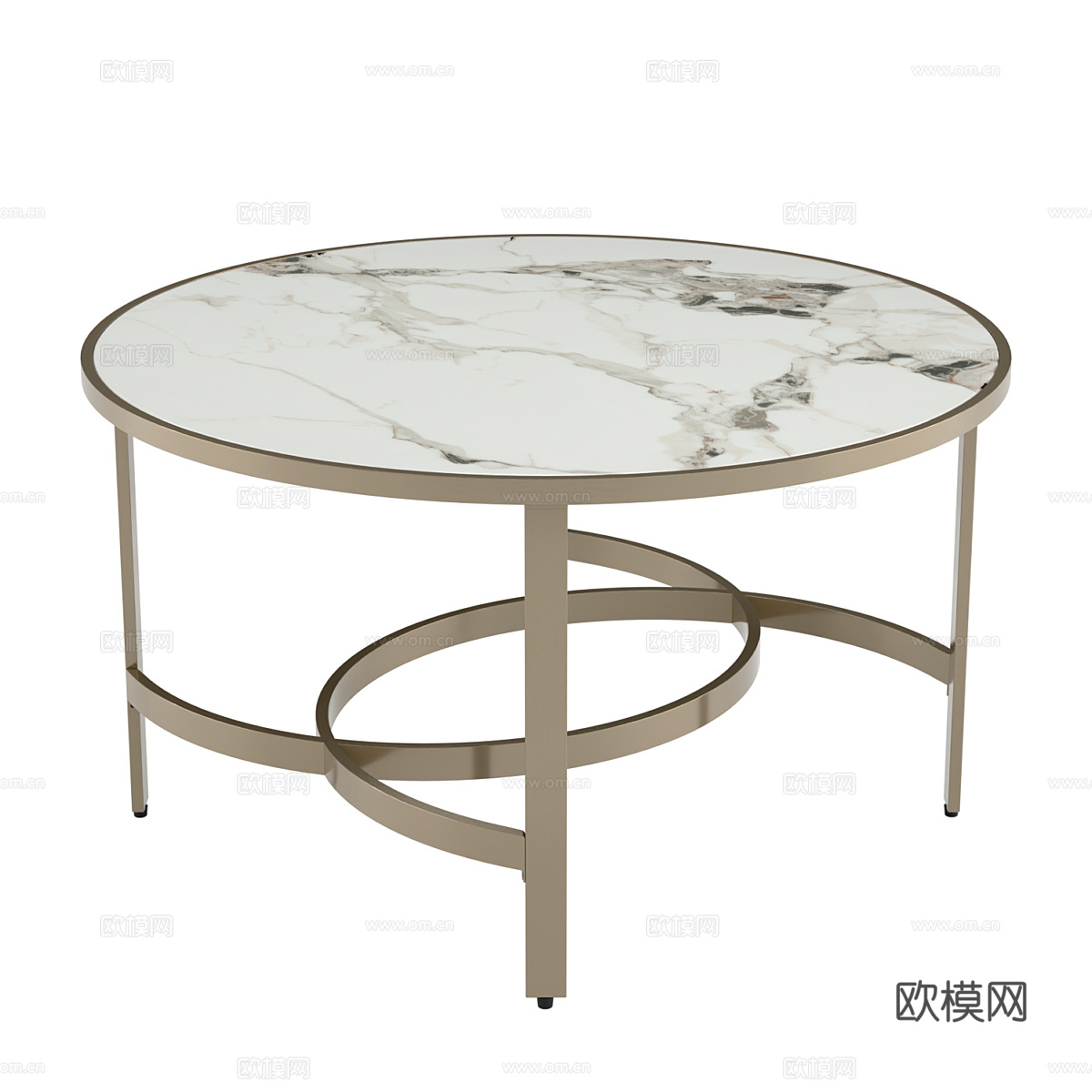 现代简约轻奢茶几 茶几 简约茶几 圆形茶几  装饰茶几3d模型下载