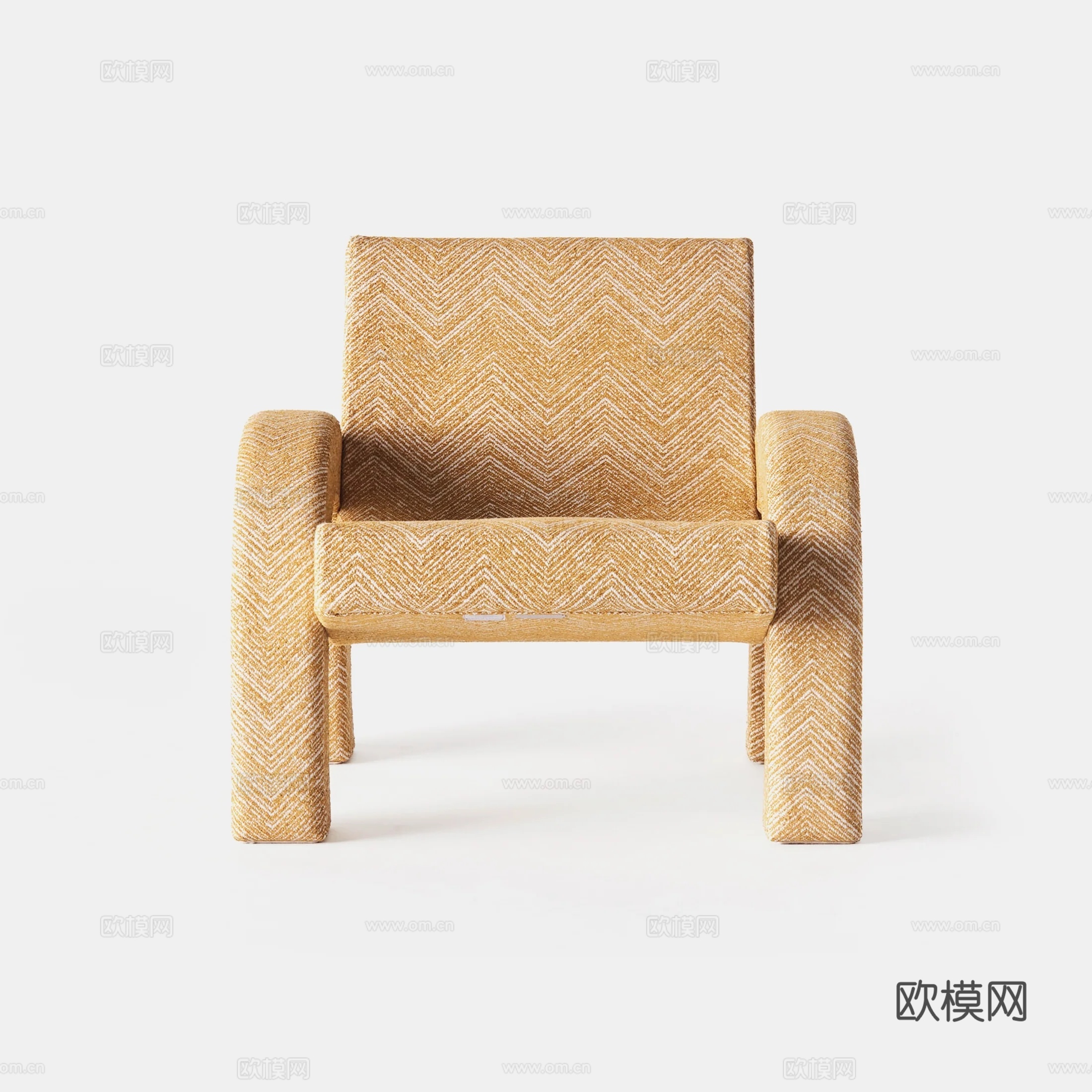 现代休闲椅 扶手椅su模型