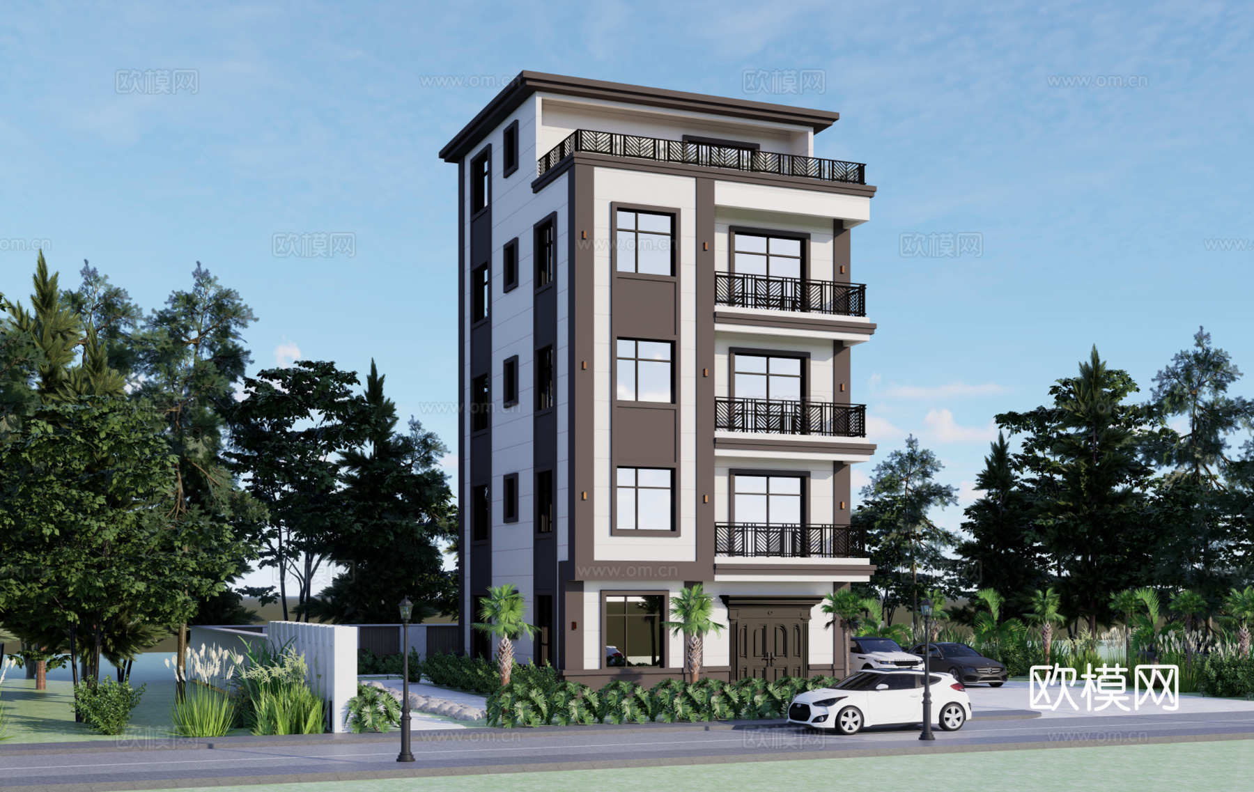 现代别墅cad施工图