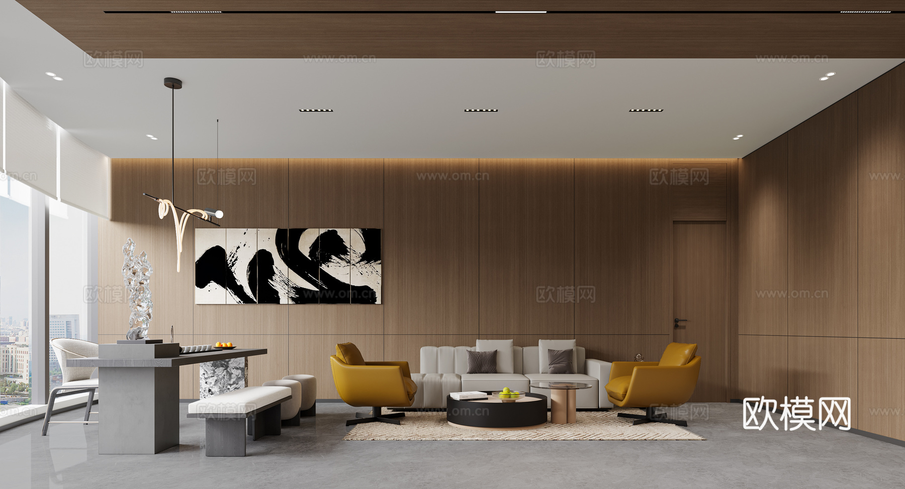 某酒店办公室设计cad施工图