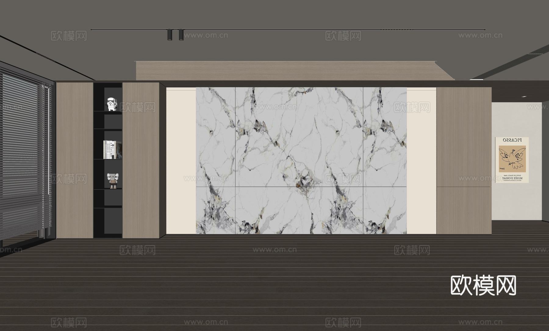 现代客厅 奶油客厅 沙发背景墙 客厅背景 奶油风背景墙su模型