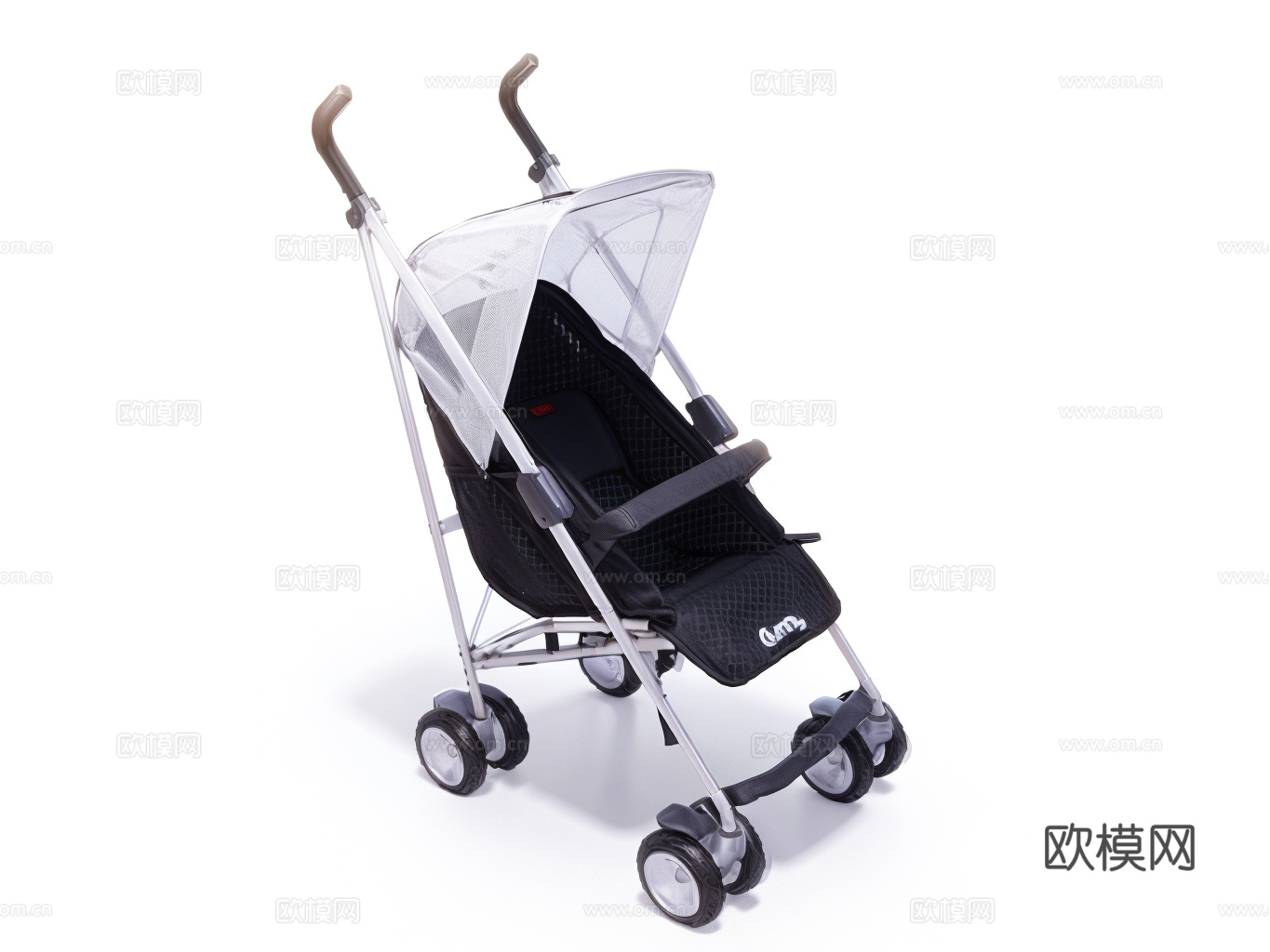婴儿车su模型