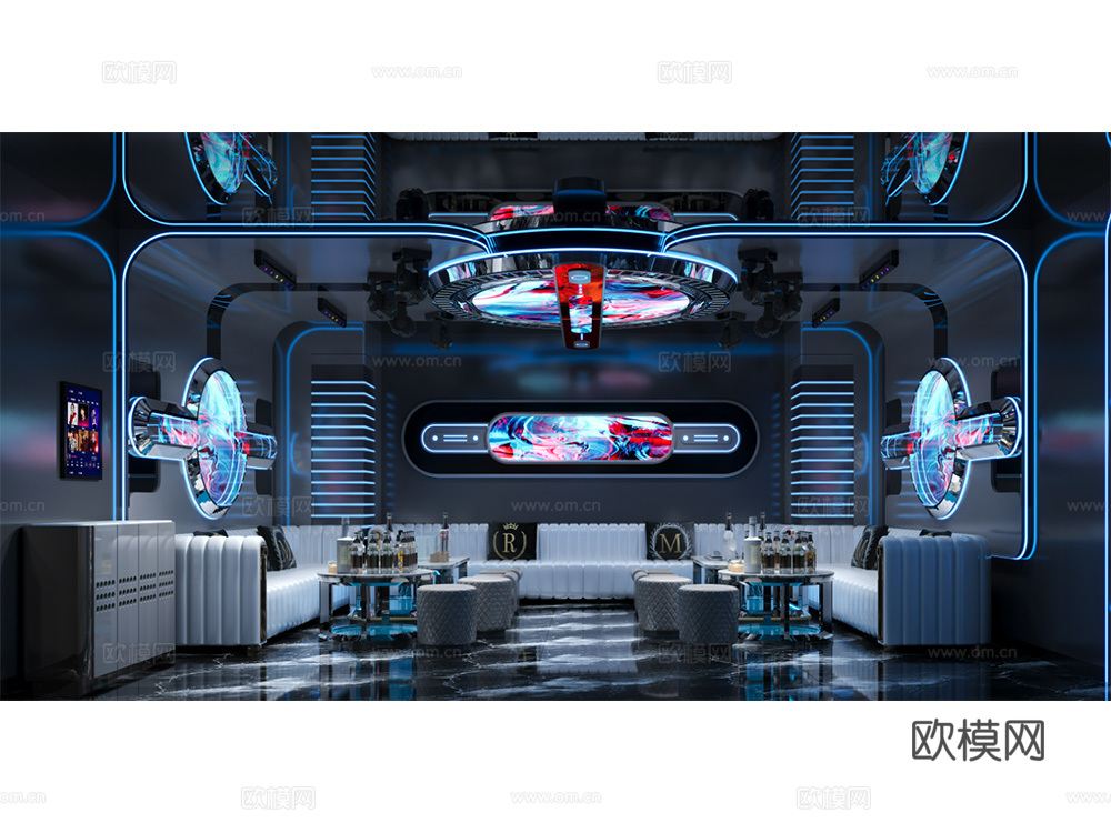 某KTV沐足会所施工图cad施工图