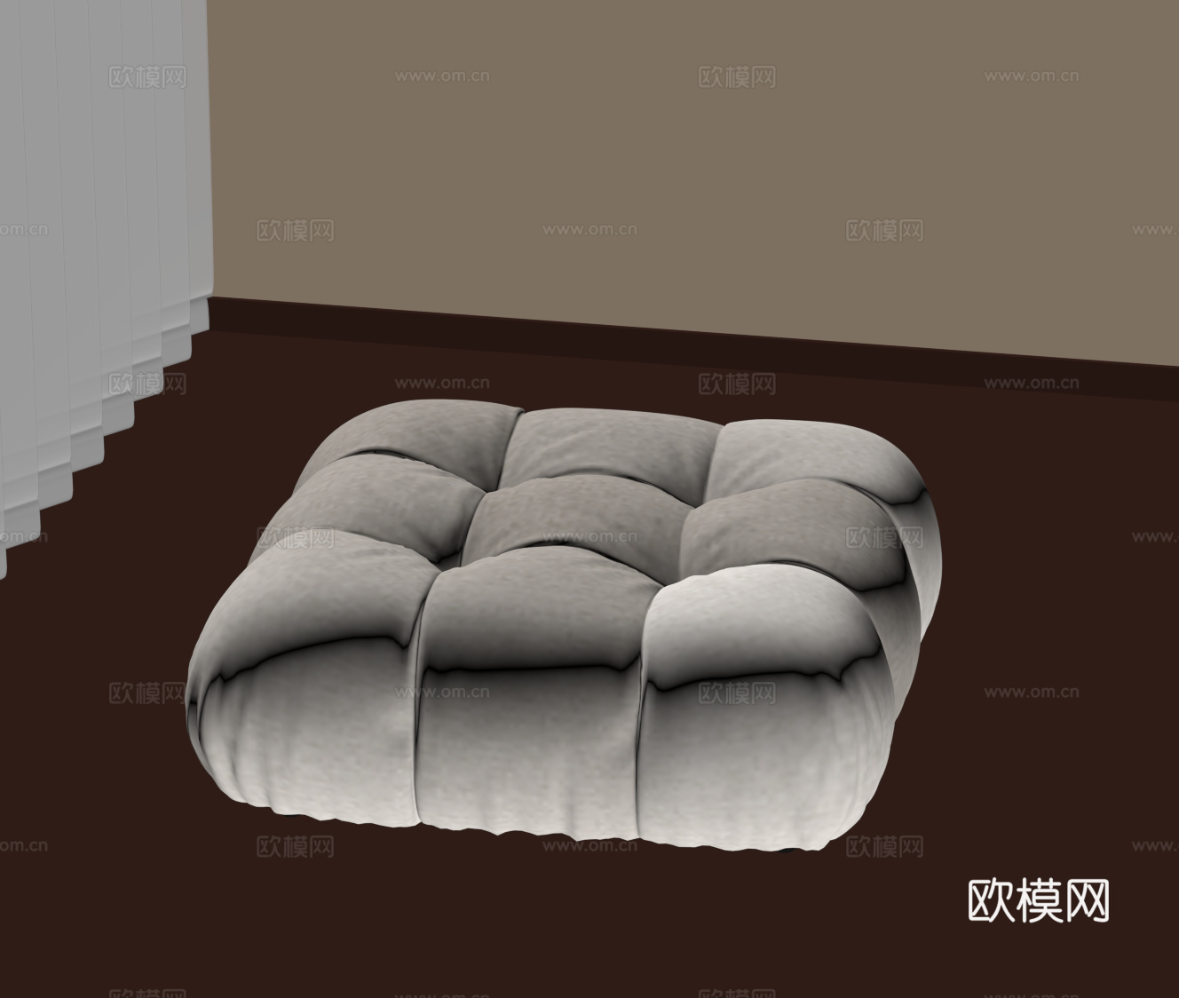 现代凳子 沙发凳 换鞋凳su模型